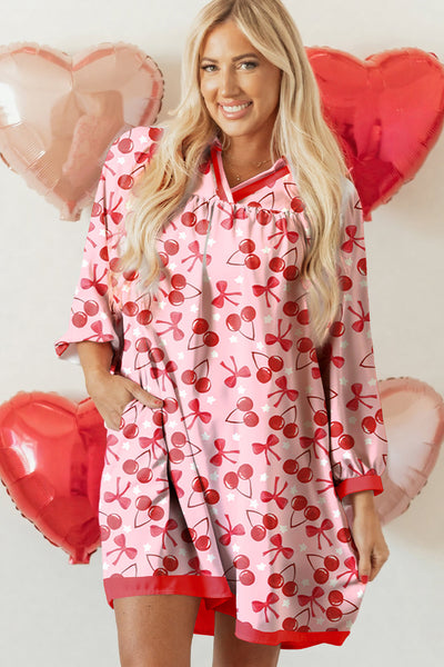 Elegant Women's Pink A-Line Summer Dress - Flattering Fit, Comfortable Fabric, Perfect for Casual and Special Occasions