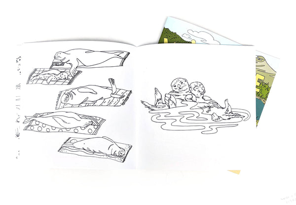 Wild Life Camp Colouring Book