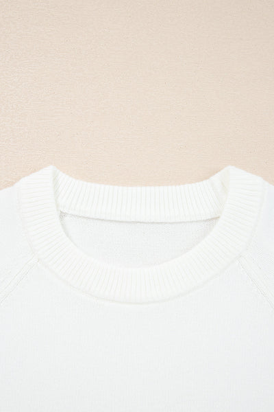 Women's Merry Intarsia Knit Christmas Sweater with Raglan Sleeves made for easy styling and wardrobe coordination, with premium-like structure and