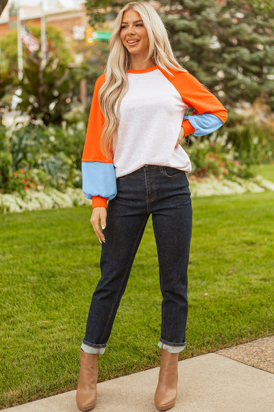 Stylish Women's Contrast Stitch Blouse - Chic Casual Top for Effortless Everyday Elegance and Unique Detail