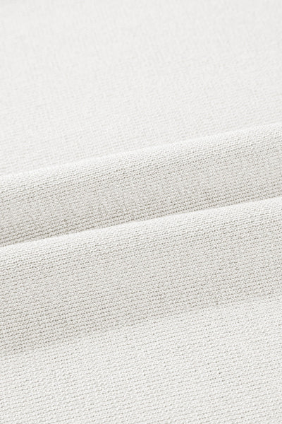 Women's Relaxed Colorblock Knit Two-Piece Pant Set in Alabaster