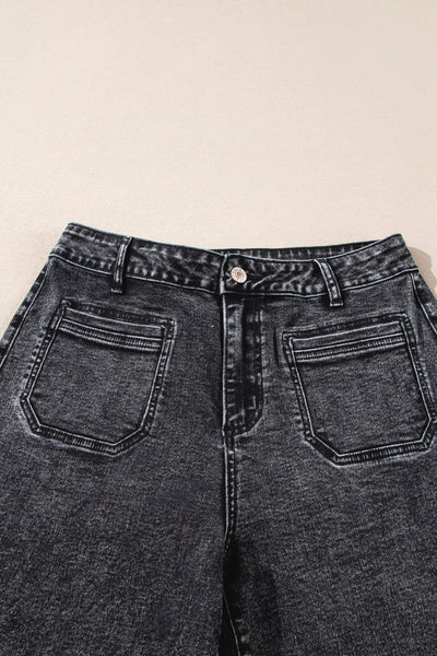Classic Blue Women's Loose Fit Straight Leg Jeans - Comfortable Denim for Effortless Everyday Style and Versatile Looks