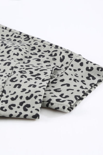 Women's Comfortable Khaki Leopard Print Joggers - Elastic Waist, Casual Fit for Everyday Style and Relaxed Outfits