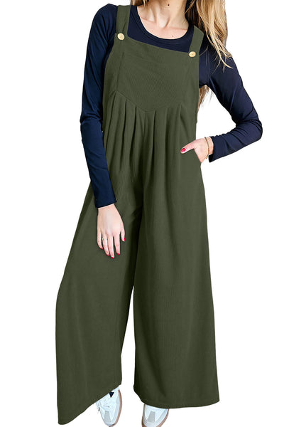 Leopard Print Wide Leg Jumpsuit for Women | Stylish Four Leaf Clover Design | Trendy & Comfortable Fit