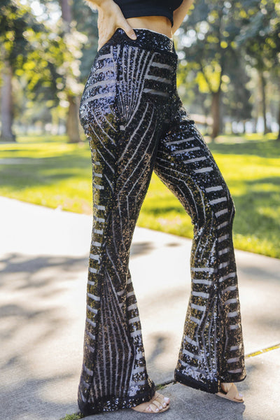 Striped Sexy Slim Fit Knitted Pants
