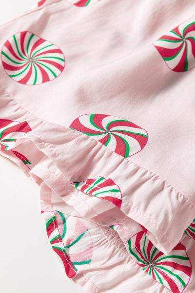 Cozy Women's Christmas Pajama Set - Festive Holiday Sleepwear, Soft Cotton, Relaxed Fit, Cute Red and Green Design