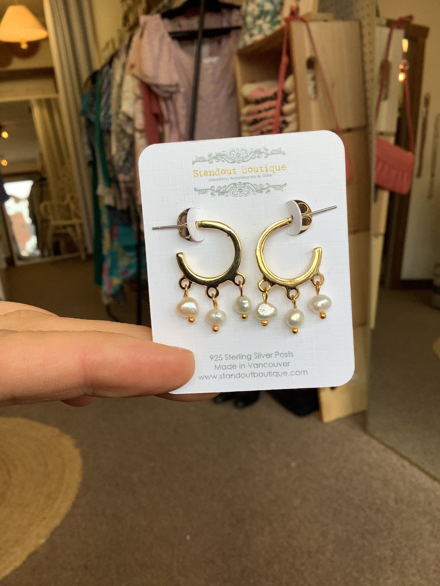 Standout Boutique London Gold Earrings