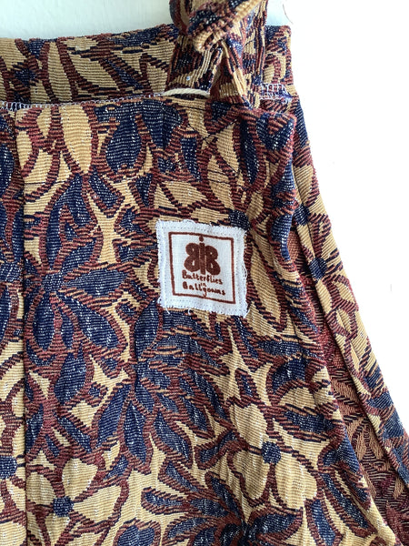 Butterflies in Ballgowns Floral Tapestry Short Overalls