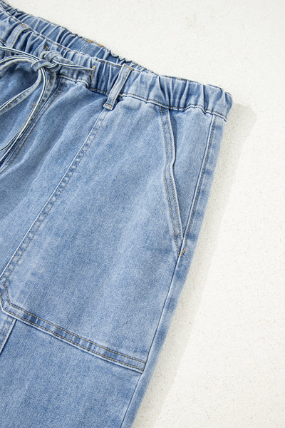 Chic High-Waisted Blue Jeans for Women | Stretch Fit for All-Day Comfort | Perfect for Casual and Everyday Style