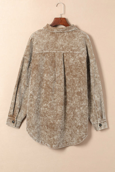 Stylish Tassel Corduroy Jacket