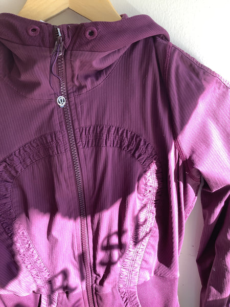 Lululemon Purple Hooded Zip-up Jacket