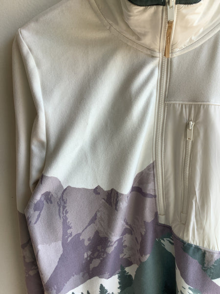 Mountain Landscape Half-Zip Pullover