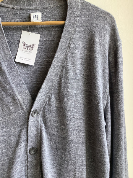 Gap Classic Grey Button-Up Cardigan