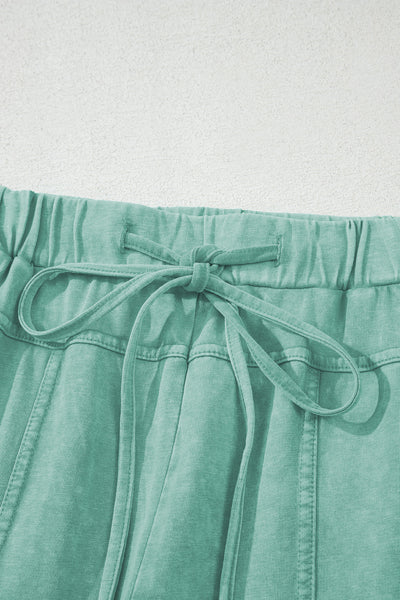 Women's Olive Green Flowy Cargo Pants - Relaxed Fit for Comfortable, Effortless Casual Style and Chic Everyday Wear