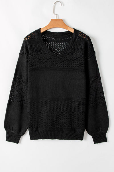 Cozy Women's Relaxed Fit Drop Shoulder Sweater in Soft Knit - Ideal for Casual Autumn Outings and Effortless Layering