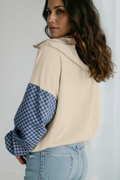 Cozy Women's Half Zip Hoodie in Soft Cotton Blend - Casual Everyday Style in Trendy Colors for Ultimate Comfort