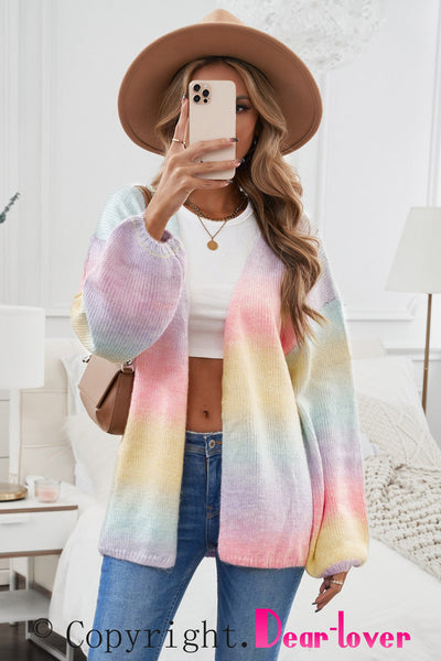 Sweet Rainbow Cardigan