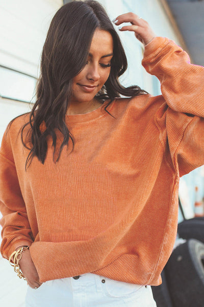 Trendy Oversized Women's Sweatshirt in Soft Cotton Blend - Cozy Casual Style for Ultimate Comfort and Relaxed Fit