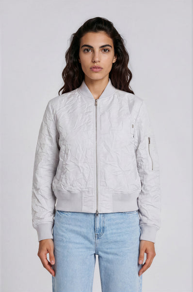 LENI - Sleeve Pocket Bomber Jacket