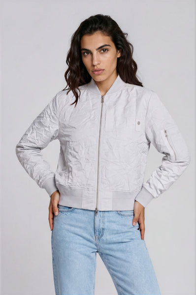 LENI - Sleeve Pocket Bomber Jacket