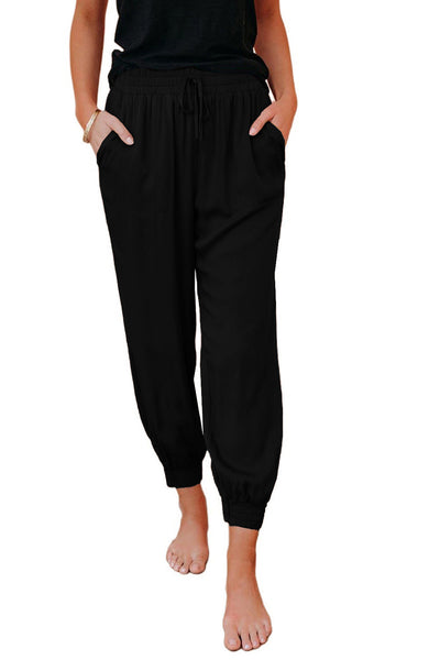 Trendy Women's Cropped Joggers - Soft, Comfortable Athletic Pants for Casual Style and Everyday Wear