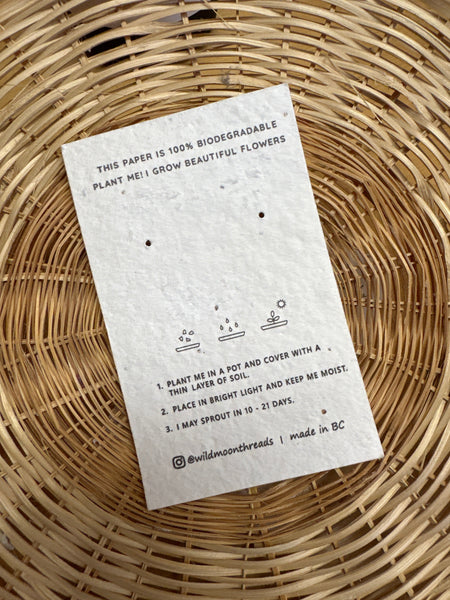 Wildmoon Threads Turquoise Stone Square Stud Earrings