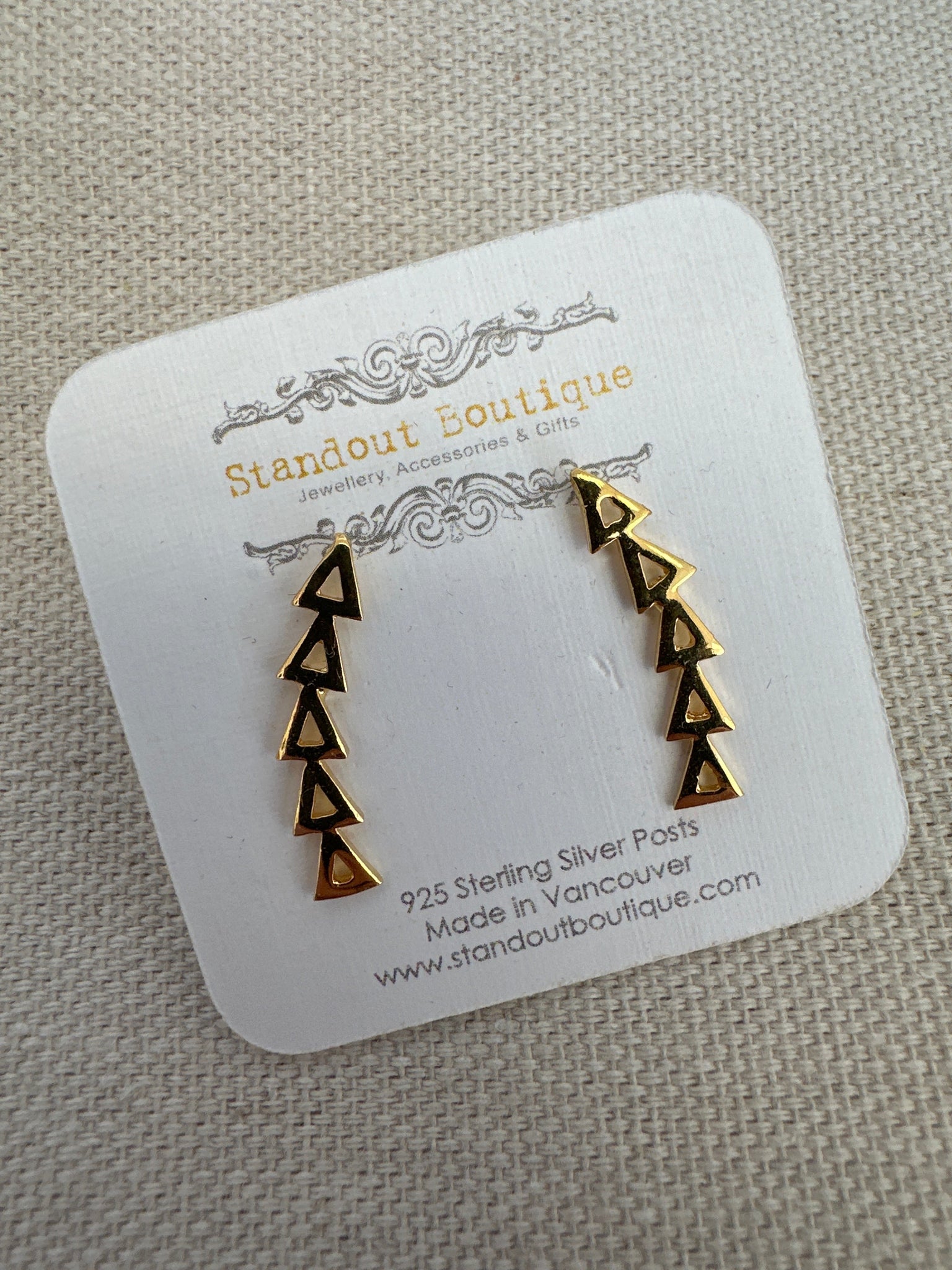 Standout Boutique Dee Climber Studs