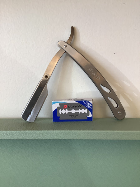 J.A.D Stainless Steel Straight Razor