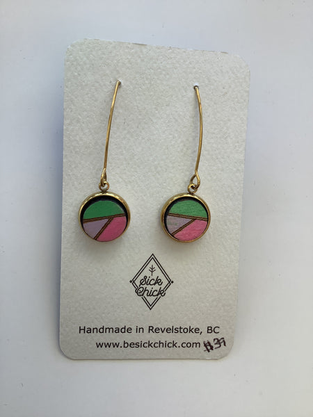 Trio Pastel Dangle Earrings - Sick Chick ( Revelstoke, BC)