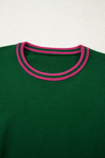 Vibrant Oversized Patchwork Sweater for Women - Chic and Cozy Knit for Effortless Style and Ultimate Comfort