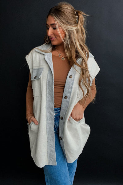 Relaxed Fit Denim Vest