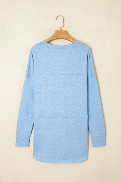 Stylish Women's Soft Cotton Long Sleeve Top - Casual Fit, Ideal for Layering & Everyday Outfits in Classic Colors