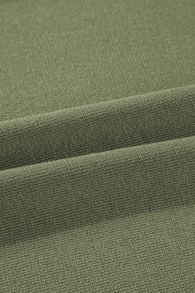 Women's Guacamole Green Knit Wide-Leg Two-Piece Lounge Set