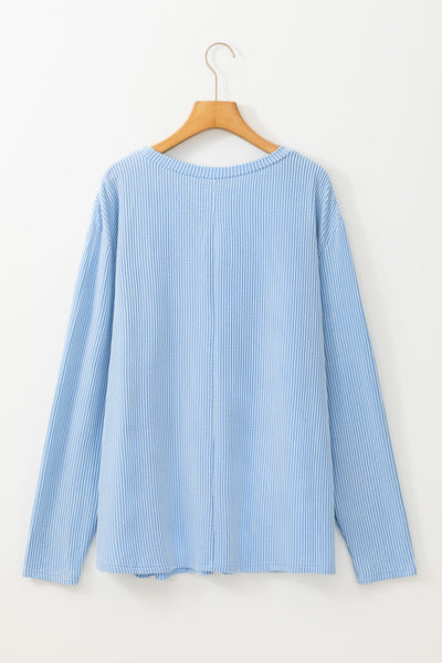 Plus Size Women's Soft Cotton Long Sleeve T-Shirt - Casual Everyday Style with Comfortable Fit in Classic Colors