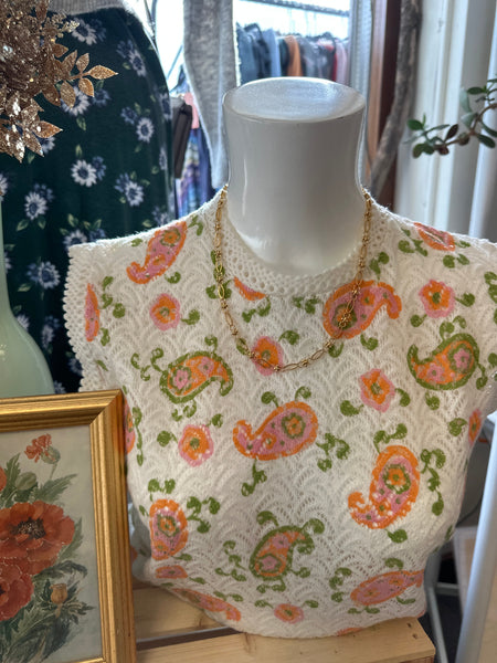 Standout Boutique 14k Gold Bond Flower Chain Necklace