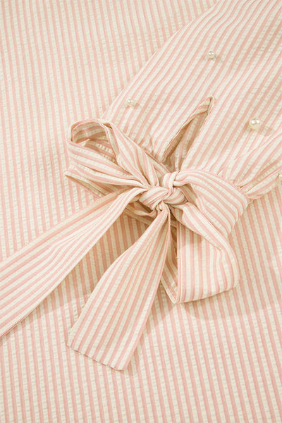 Stylish Women's Striped Blouse - Flattering Casual Top in Soft Fabric for Effortless Everyday Elegance
