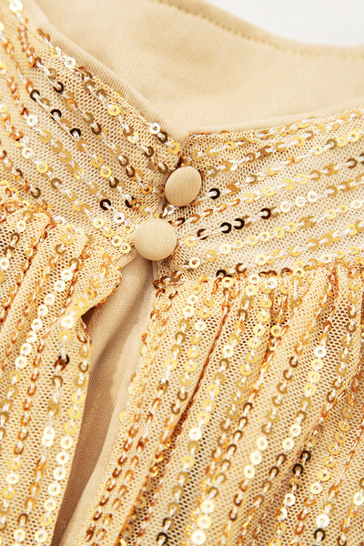 stylish women's shimmering gold metallic blouse | lightweight, perfect for day or night out, effortlessly chic fit made for easy styling and wardrobe