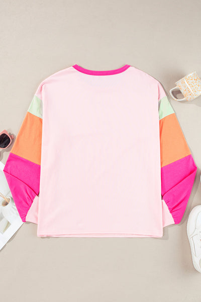 Star Stripe Print V-Neck Short Sleeve T-Shirt