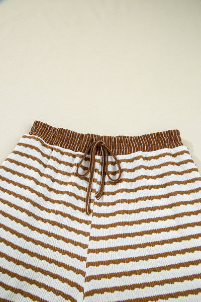 Chic Women's Striped Trouser Co-Ord Set - Stylish, Comfortable Outfit for Casual Days and Everyday Adventures