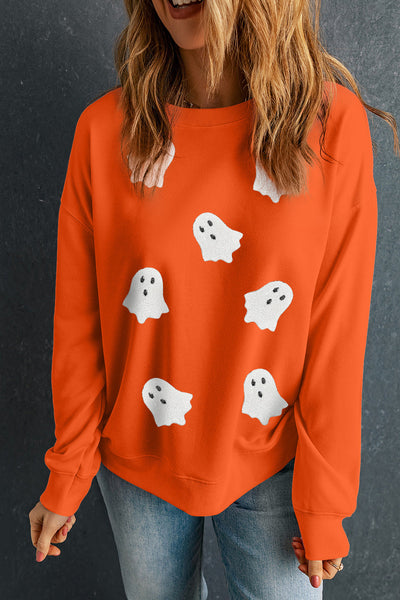 Trendy Women's Soft Sequin Graphic Sweatshirt in Casual Fit - Eye-Catching Everyday Style for Chic Comfort