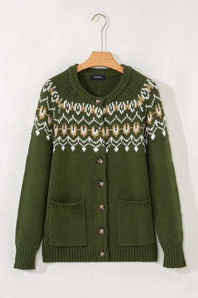 Chic Women's Cozy Knit Western Cardigans for Layering - Trendy Colors & Flattering Fits for Effortless Style