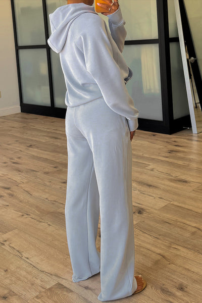 Women's Soft Fabric Cozy Hoodie & Jogger Set - Casual Chic Loungewear for Comfort & Everyday Style