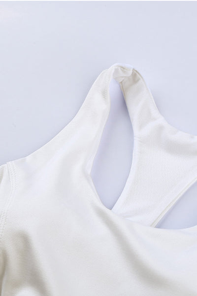 Stylish Pure Color Nylon Bandeau Top for Women - Ideal Comfort and Fashion for Warm Seasons