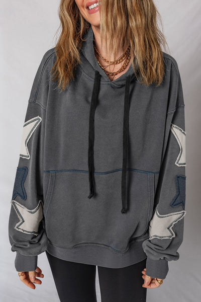 Cozy Oversized Women's Mineral Wash Hoodie - Soft Pastel Pullover Sweatshirt for Casual Chic Comfort