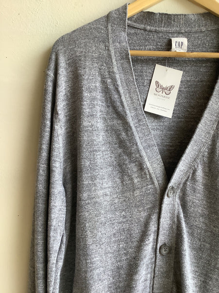 Gap Classic Grey Button-Up Cardigan