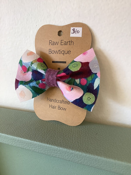Raw Earth Bowtique Garden Hair Bow