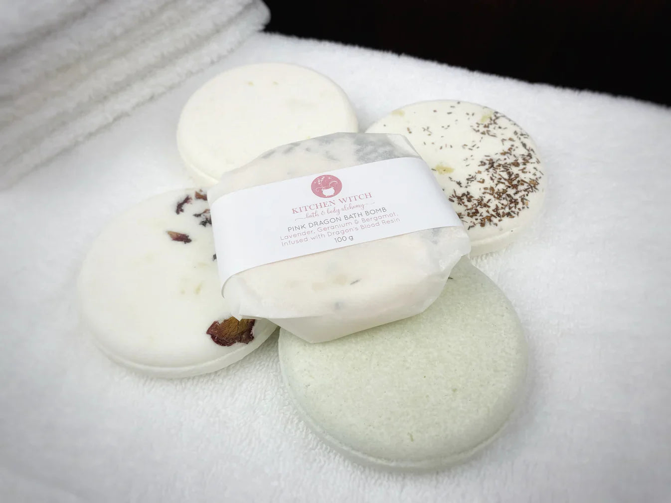 Kitchen Witch Luxury 5 Bath Bomb Bundle