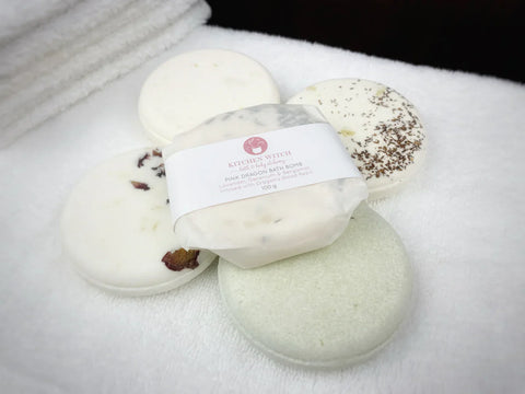 Kitchen Witch Luxury 5 Bath Bomb Bundle