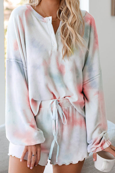 Floral Print Layered Sleeve Mini Dress
