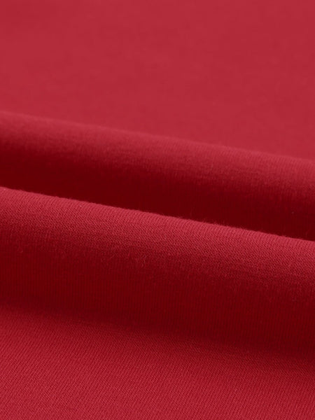 Fiery Red Classic Raglan Sleeve Sweatshirt